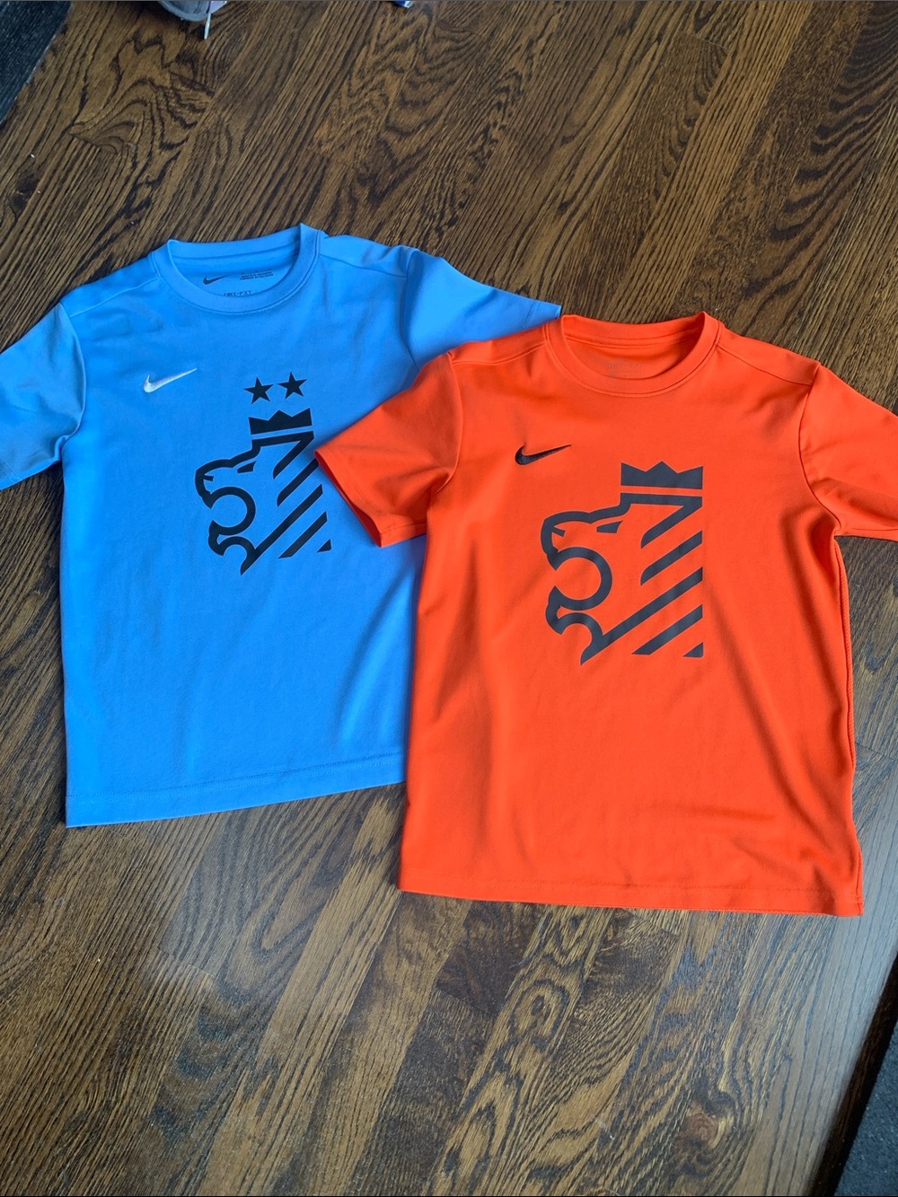 Nike Kings Hammer Orange & Blue Dri-Fit Short-Sleeve Tee Set - Youth Medium
